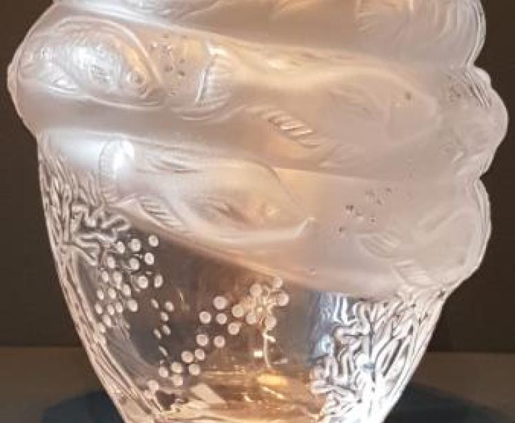 Lalique Tarpon Fish Vase - Image 1