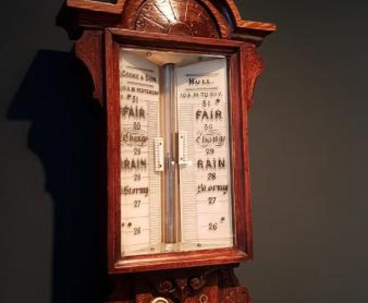 Impressive Victorian Hull Stick Barometer - Image 3