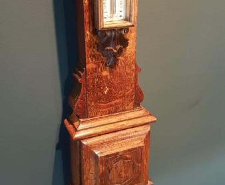 Impressive Victorian Hull Stick Barometer - Image 6