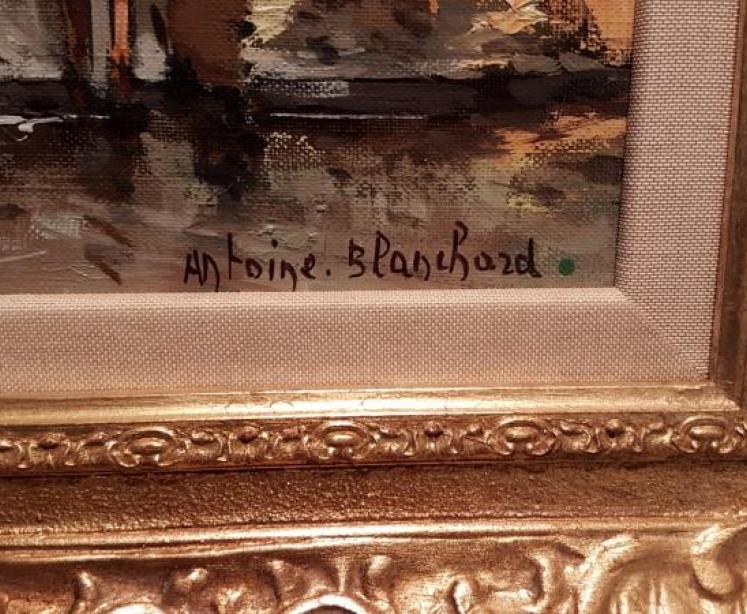 Fine Oil on Canvas by Antoine Blanchard (Marcel Masson) - Image 4