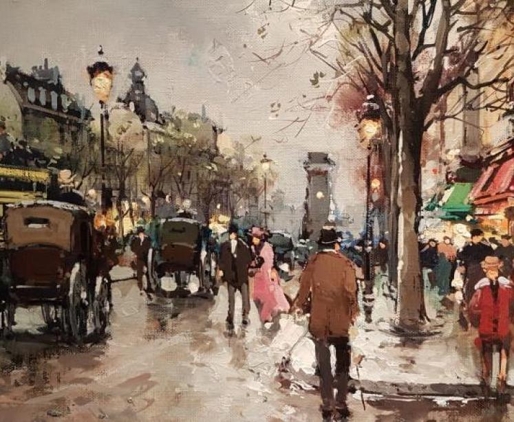 Fine Oil on Canvas by Antoine Blanchard (Marcel Masson) - Image 6