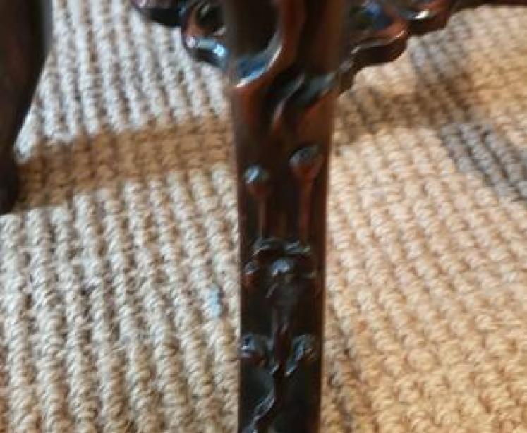 Victorian Carved Rosewood Plant Stand - Image 5
