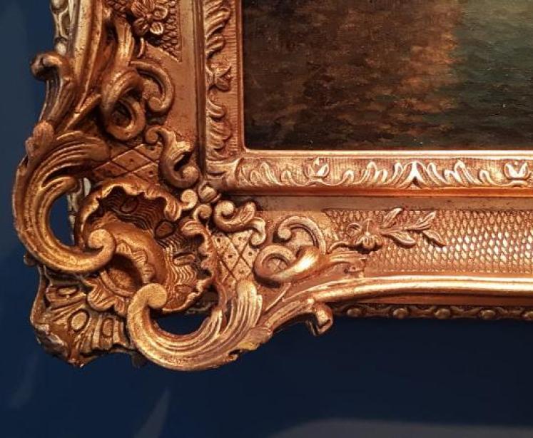 Fine Oil on Canvas By Marc Aldine (Bouvard Snr) - Image 6