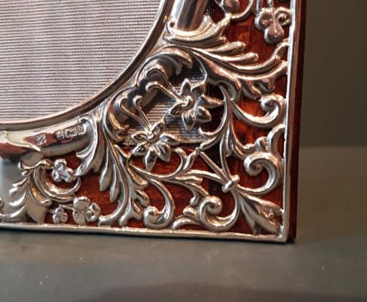 Superb Victorian Silver Double Photo Frame - Image 7