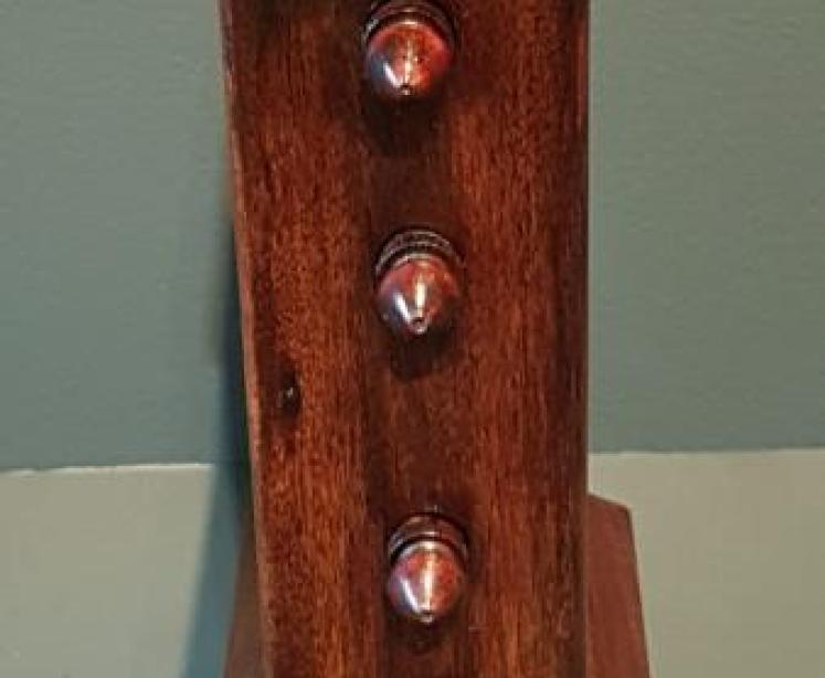 Late Victorian Solid Oak Perpetual Desk Calendar - Image 2