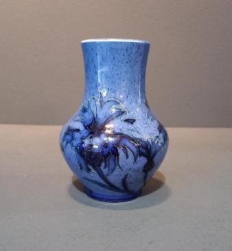 Moorcroft Speckled Blue Cornflower Vase