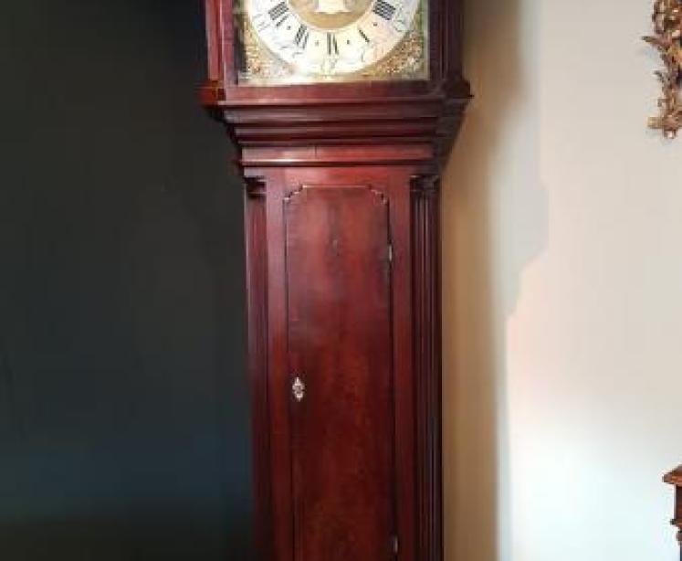 George III Mahogany Lowrey Whitehaven Longcase Clock - Image 1