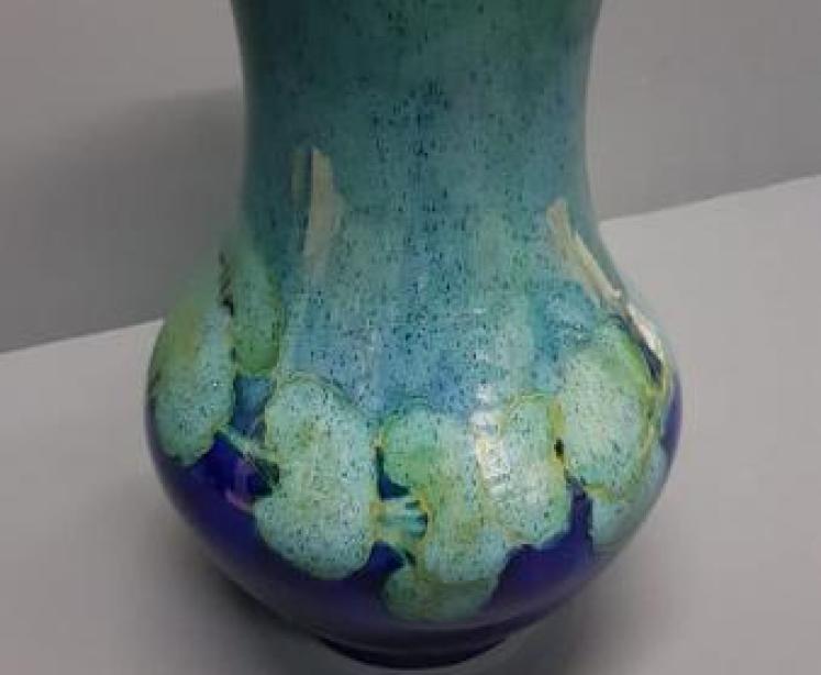Large Early Moorcroft Moonlit Blue Vase - Image 1