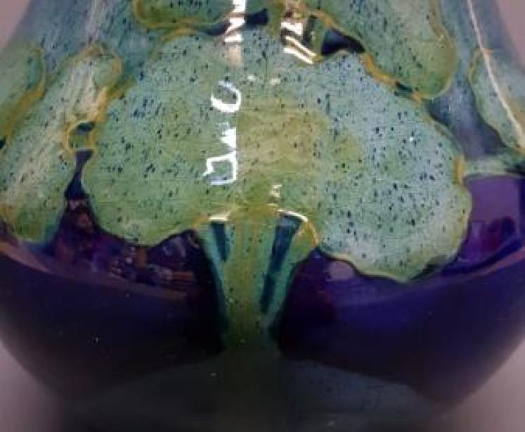 Large Early Moorcroft Moonlit Blue Vase - Image 5