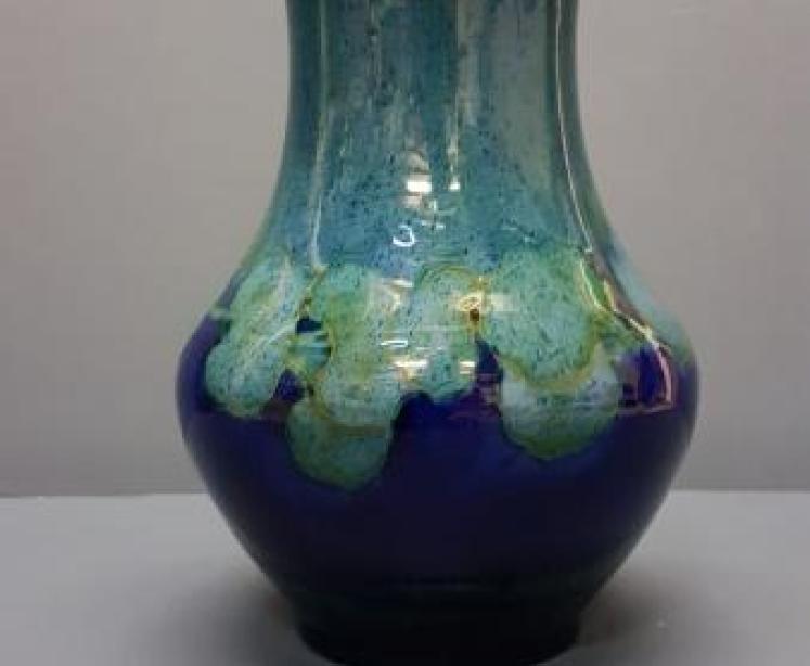Large Early Moorcroft Moonlit Blue Vase - Image 6