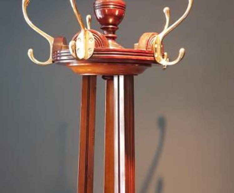 Edwardian Mahogany Coat Stand - Image 2