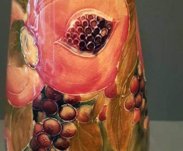 Liberty Moorcroft Pomegranate Vase - Image 5