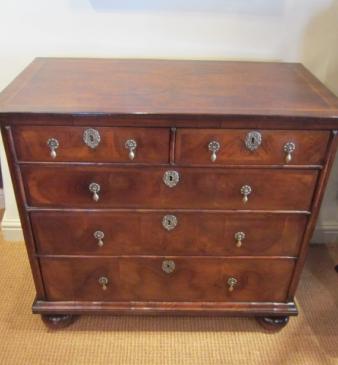Fine William & Mary Period Walnut Chest