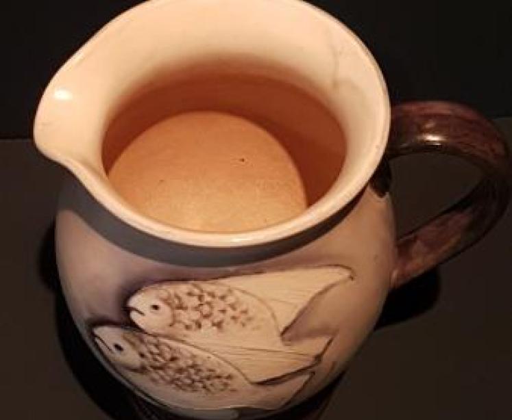 1920's Moorcroft Salt Glazed Fish Jug - Image 4