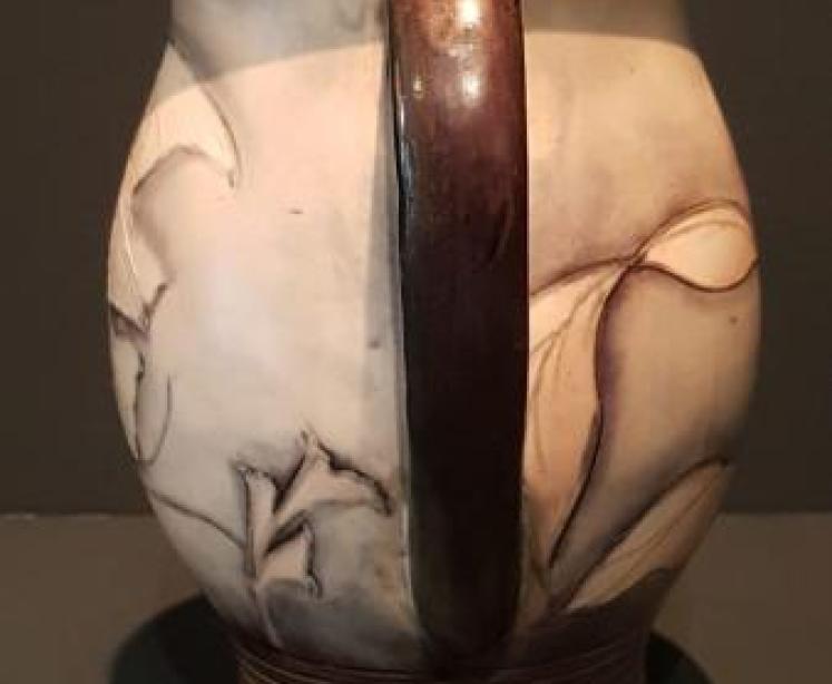 1920's Moorcroft Salt Glazed Fish Jug - Image 7