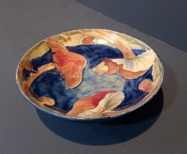 Moorcroft Claremont for Liberty Pedestal Bowl - Image 1