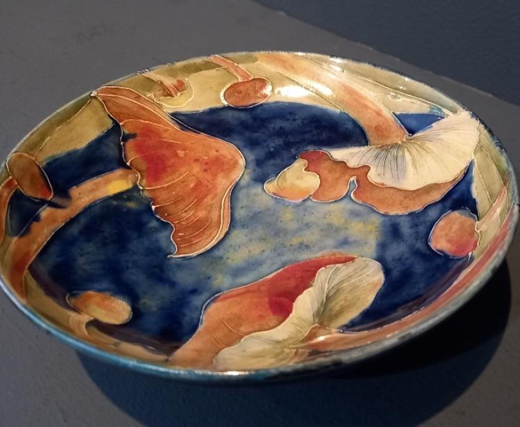 Moorcroft Claremont for Liberty Pedestal Bowl - Image 2