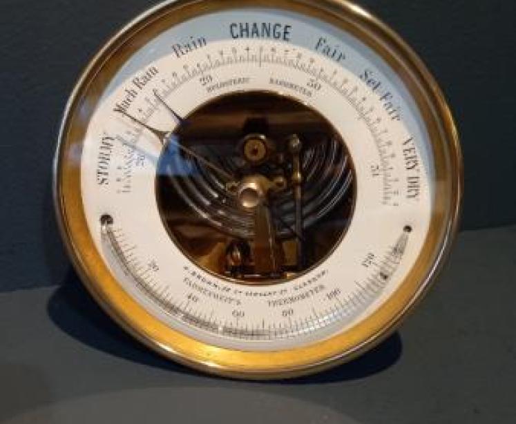 Antique Skeletonised Glasgow Marine Barometer - Image 7