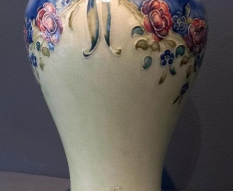 McIntyre Moorcroft '18th Century' Design Vase - Image 3