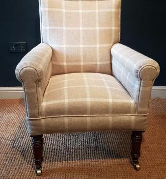 Early Victorian Upholstered Armchair