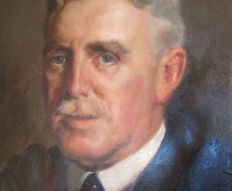 19th Century Oil Portrait of School Master - Image 3