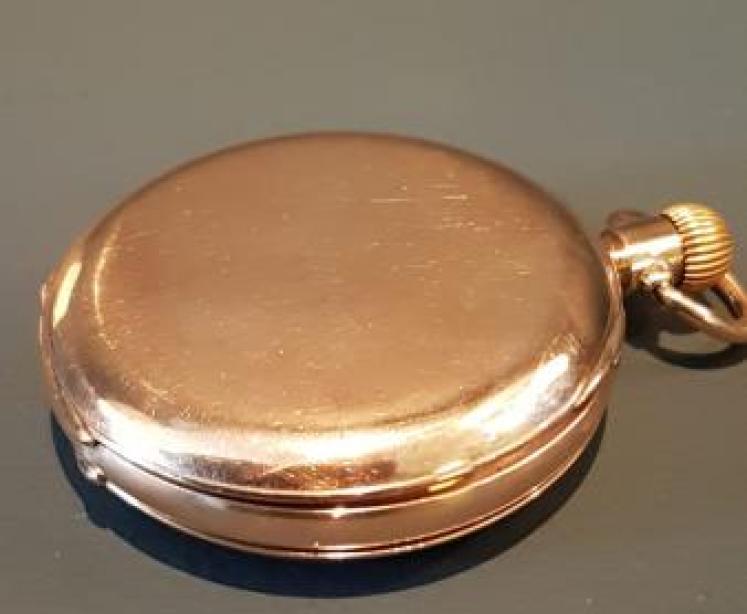 George V 9ct Gold Benson Pocket Watch - Image 6