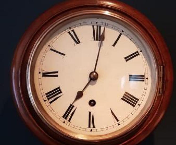 Victorian Walnut 8" Dial Clock - Image 1