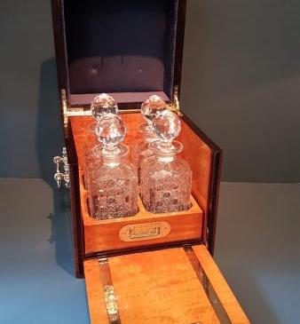 Fine Quality Victorian Caromandel Tantalus Box