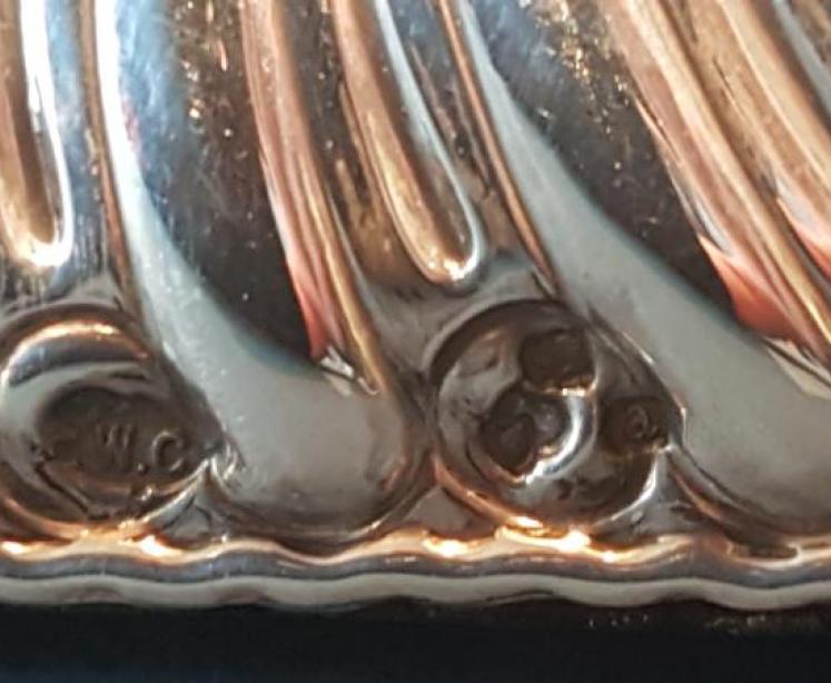 William Comyns Silver Heart Shaped Photo Frame - Image 6