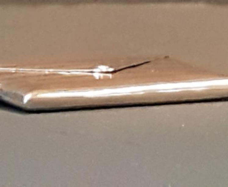 Engine Turned Silver Double Stamp Wallet - Image 5