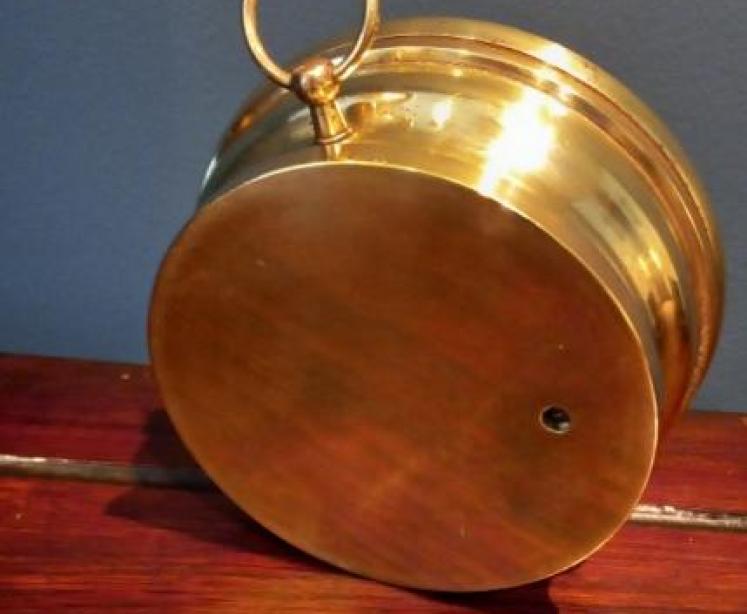 Antique Brass Cased London Marine Barometer - Image 5