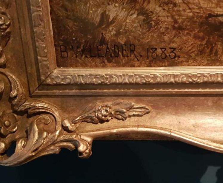 Fine Oil on Canvas by B W Leader - Image 6