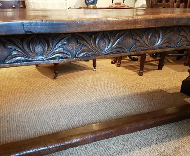 Superb Large George I Oak Refectory Table - Image 4
