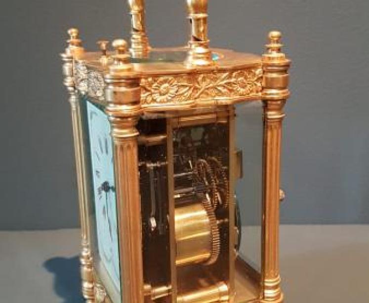 Victorian French Repeating Carriage Clock - Image 6