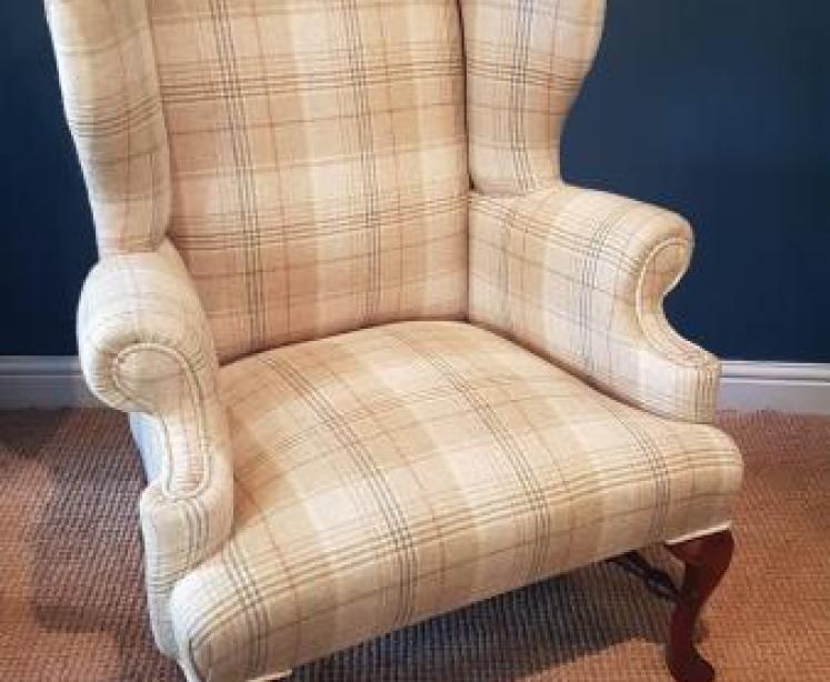 Victorian Wing Back Arm Chair - Image 1