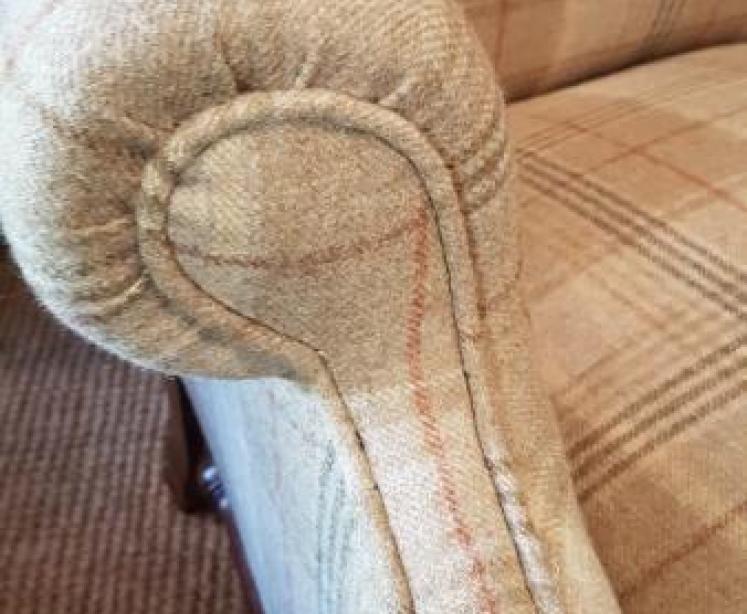 Victorian Wing Back Arm Chair - Image 5