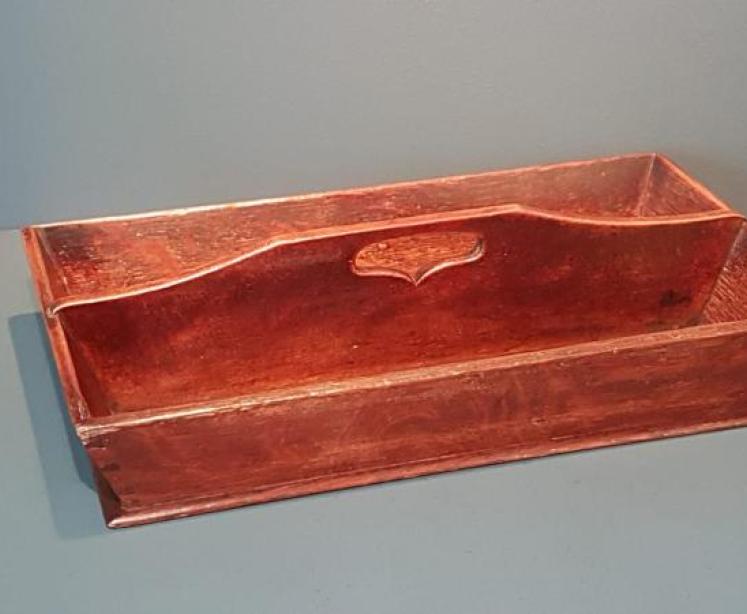 George III Oak Cutlery Table - Image 1