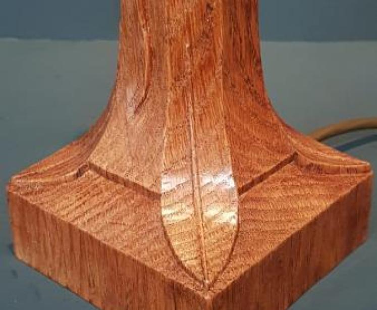 Superb 1950's Mouseman Table Lamp - Image 4
