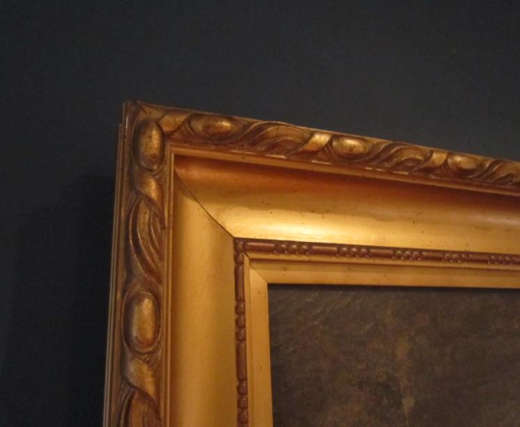 Continental Oil on Canvas Portrait of a Gentleman by Bureni - Image 5