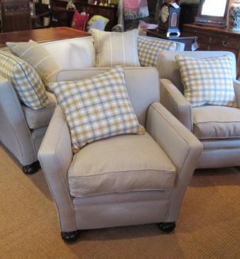 Edwardian Period Three Piece Upholstered Suite