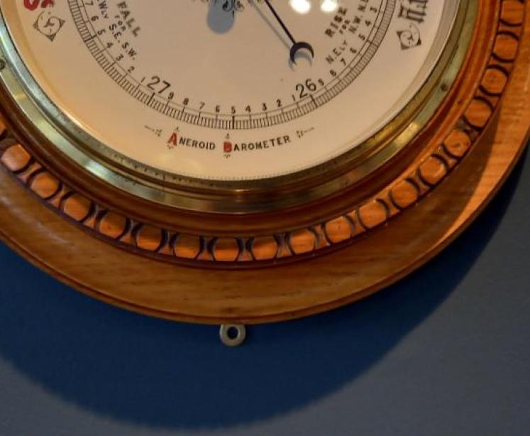 Large Mid Victorian Porcelain Dial Barometer - Image 5