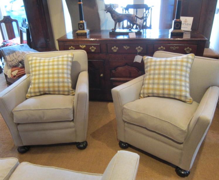 Edwardian Period Three Piece Upholstered Suite - Image 2