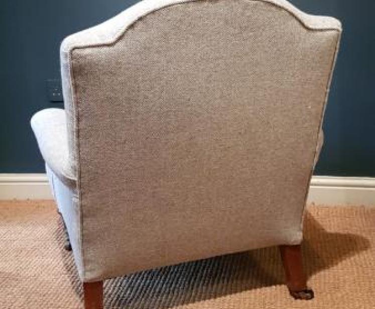 Victorian Upholstered Arm Chair - Image 2