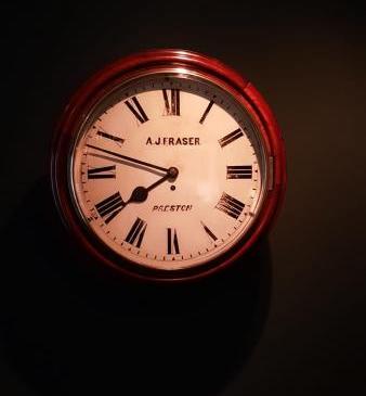 Fraser Preston 14" Fusee Dial Clock