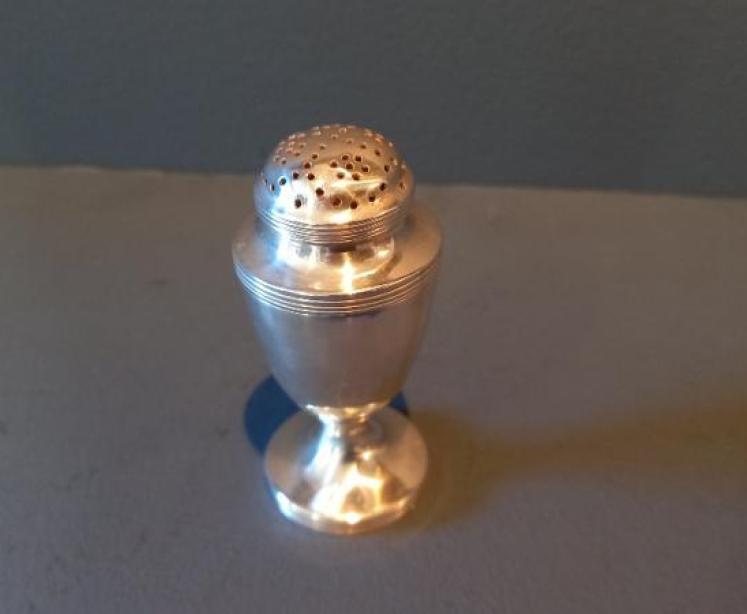 Victorian London Silver Pounce Pot - Image 6