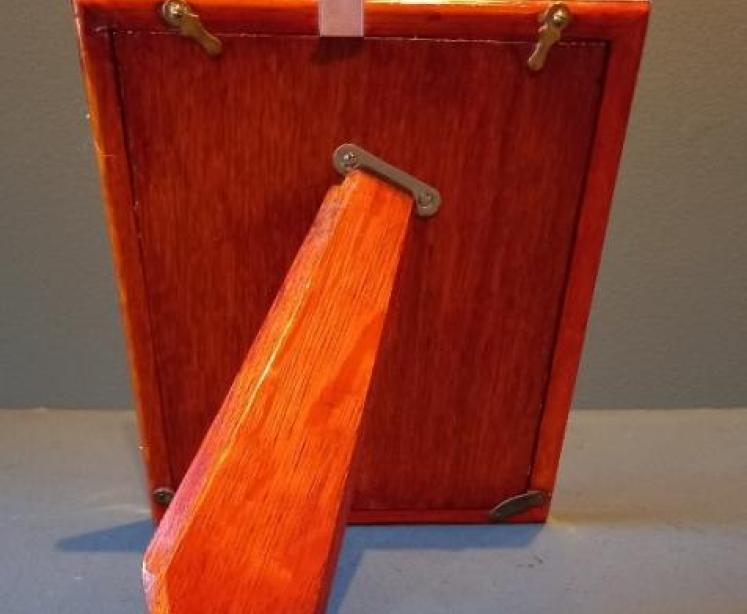 George V Period Silver Plain Surround Photo Frame - Image 5