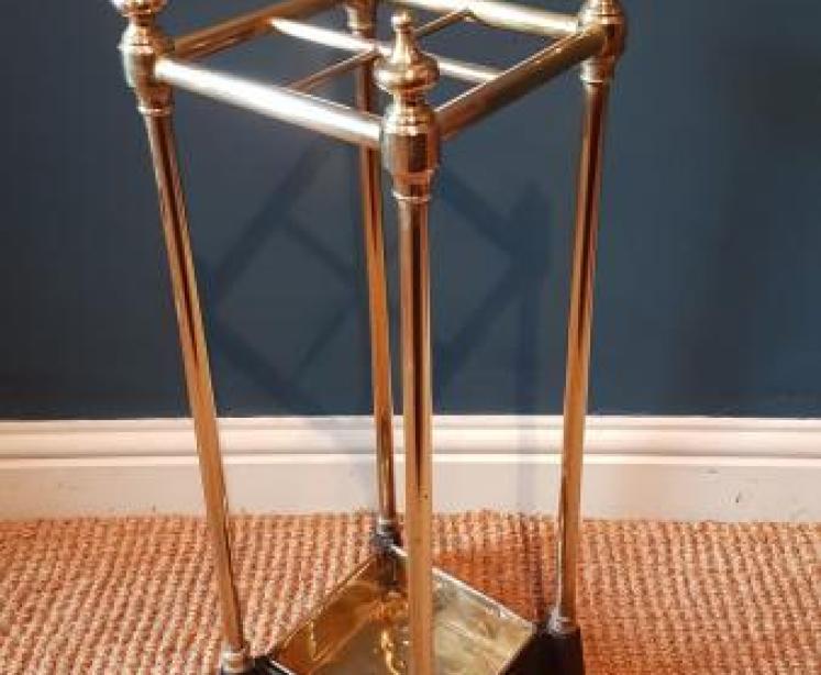 Victorian Brass and Cast Iron Stick Stand - Image 1
