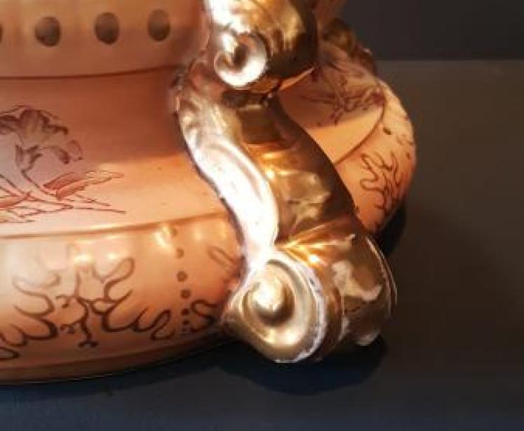 Impressive Victorian Crown Devon Stick Stand - Image 5