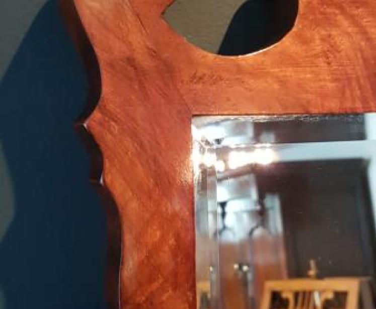 Victorian Walnut Mirror - Image 4