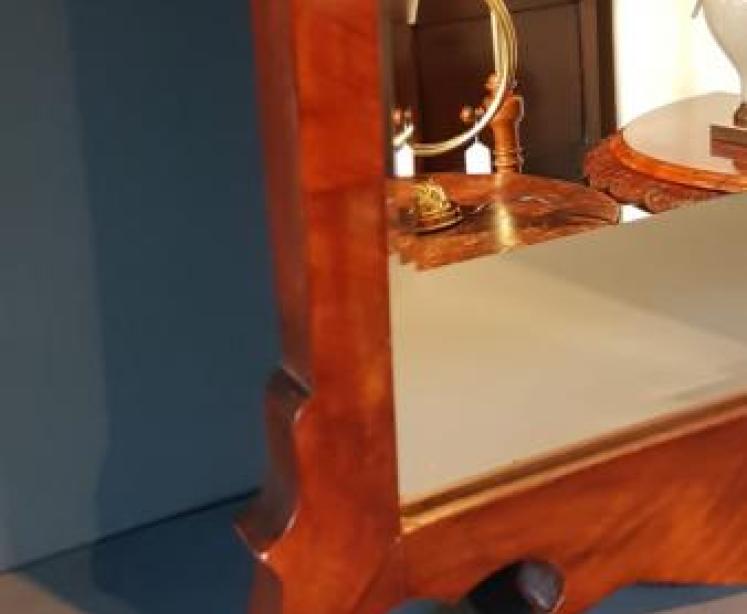 Victorian Walnut Mirror - Image 5